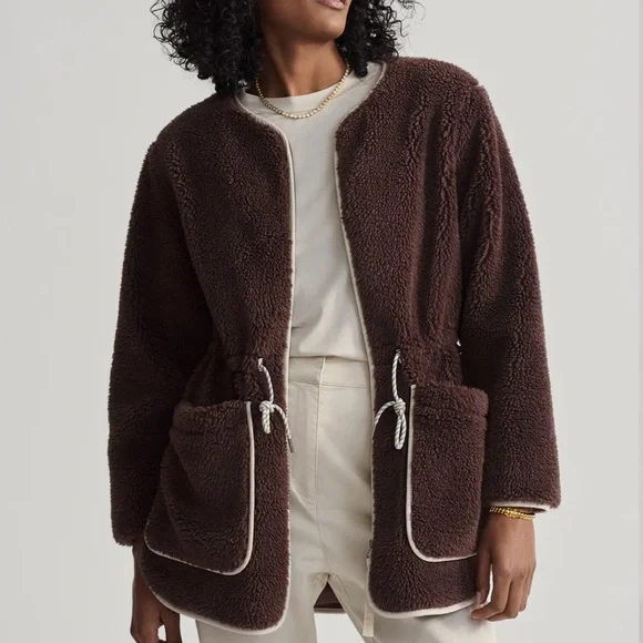 Varley Angelina Sherpa Coat - Picture 4 of 11